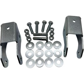 BoCID Rear 3"" to 5"" Drop Shock Extenders Extensions for Lowering Kit Compatible with 1965-1979 Ford F100 F150, sliver