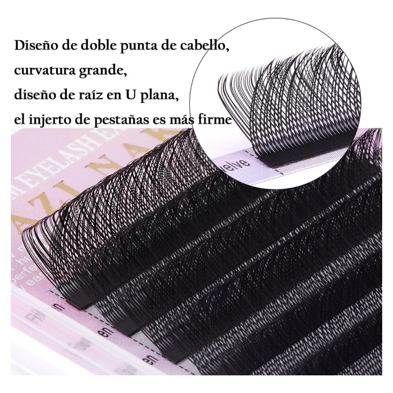Extensiones Pestañas Mink Yy Mix Blister Mix 0.07 C Y