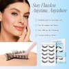 LASHVIEW Pestañas autoadhesivas de aspecto natural, 5 pares de pestañas
