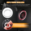 QZTYTY 2PCS Car Engine Start Stop Decoration Ring, Car Start
