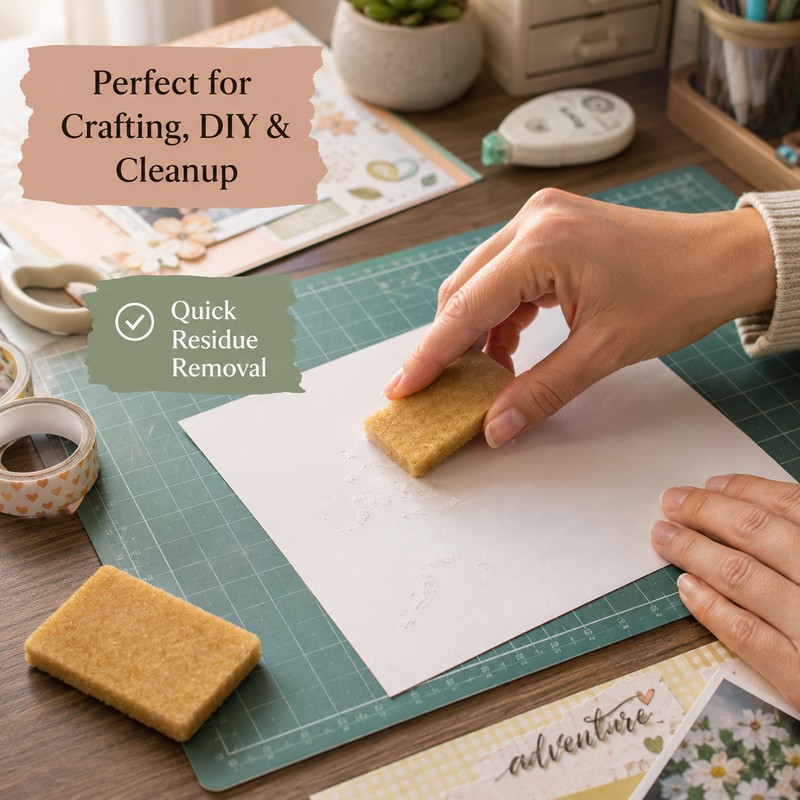 Rubber Adhesive Remover Block for Residue Cleaning – Reusable Glue