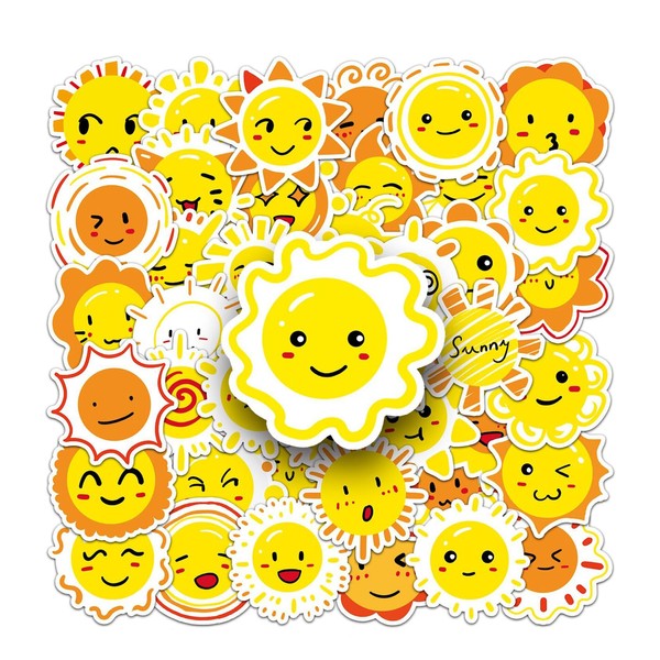 T TAKONE Expression Stickers, Pack of 50 Vinyl Expression Stickers,