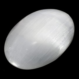 GeoFossils Satin Spar Palm Stone