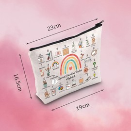 Special Education Teacher Cosmetic Makeup Bag SPED Teacher Thank You Gift Autism Teacher Gift (SPED Cosmetic)