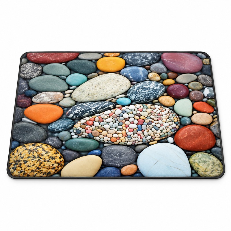 Non-Slip Bathroom Bath Mat – Absorbent Quick-Dry Shower Floor Rug