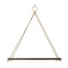 CENPEK Hanging Distressed Wood Floating Shelves with Swing Rope, Farmhouse