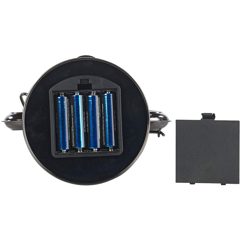 Lunartec Storm Lamp: LED Storm Lantern with Flame Effect 25