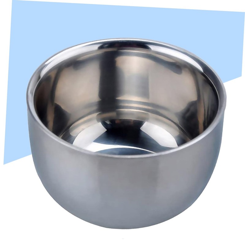 TOVINANNA Shaving Bowl for Men Stainless Steel Shaving Soap Cup