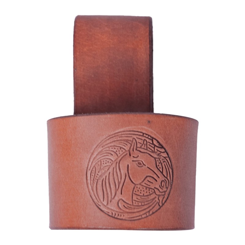 Hulara Full Grain Leather Hammer Holder for Tool Belt, Tool