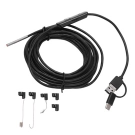 AN100‑3.9 3.9mm Endoscope High Definition Inspection Camera Pipeline Mobile Phone LED Borescope for Car IndustryHard Wire 5m / 16.4ft