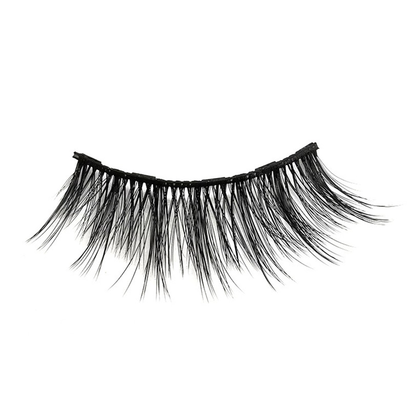 20pcs Magnetic 3D False Eyelashes Reusable Fluffy Magnetic Artficial Lashes