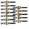 Complete Set of 24 Championship Belts for Wrestling Action Figures