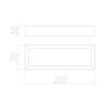 Square Matt Black Towel Ring Rail Rack 304 Stainless Steel
