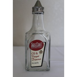 Tablecraft Products Stainless Steel Top Oil and Vinegar Cruet by Tablecraft
