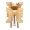 Adjustable Brass Watch Movement Holder with Storage Box