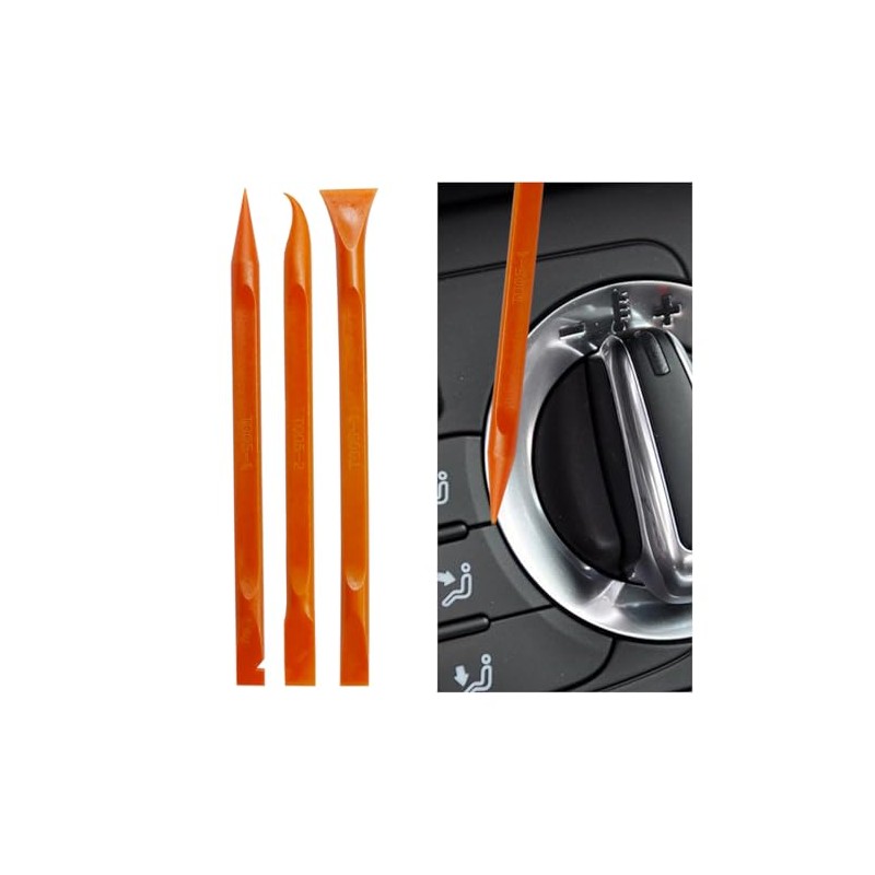 3PCS Plastic Scraper Tool - Multi-Purpose Non-Scratch Scrapers Cleaning Tool