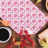 BUJSP Pink Coquette Bow Pumpkin Fall Kitchen Dish Tea Towels,