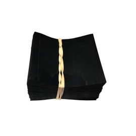 Supplement and Supply 65 x 60 mm Black Shrink Sleeve for Liquor Bottles, Beverage Bottles and More. [Compatible Diameter: 1 1/2”] - Bundle of 250