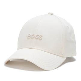 BOSS Women's Big Logo Cotton Twill Cap, Rock Salt, One Size