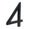 HASWARE Floating House Number 6 inch Stylish Door Numbers Alphabet