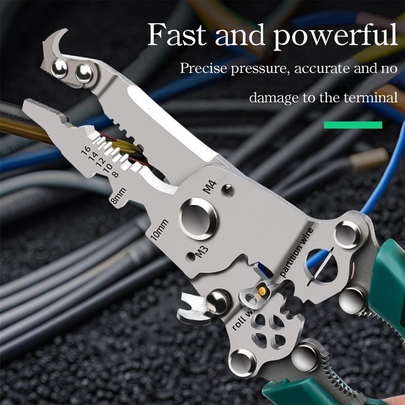 18 in 1 Foldable Wire Stripper/wire crimping tool, 2025 New