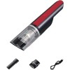 Wireless Red Car Handheld Vacuum Cleaner Strong Suction Mini Rechargeable