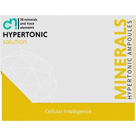 Reduce Tiredness and Fatigue | Cellnutrition Hypertonic - 30 Ampoules | One Month Supply | 78 Ionic Electrolytes | Immediate Absorption | 100% Natural, Vegan Friendly