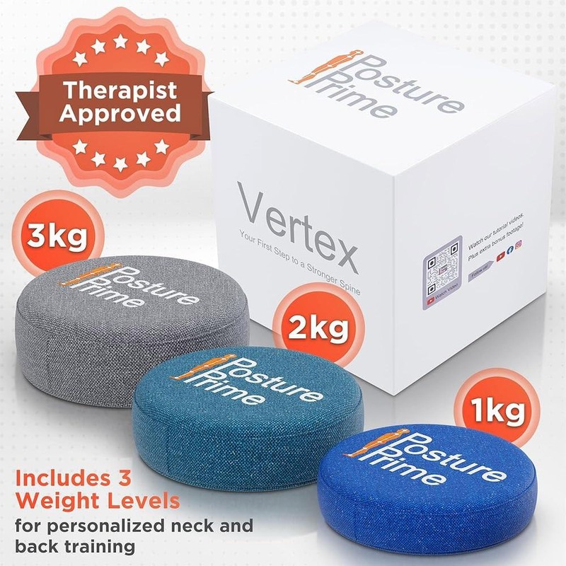 Prime Vertex 여성 남성용 프라임 버텍스 가중 쿠션 전방 머리