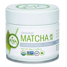 Aiya Japanese ORGANIC Matcha Ceremonial Grade 30g (1.5oz)! Best by 03/26