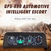 Smart HUD Display Car Escort GPS Satellite Speed Compass Speeding