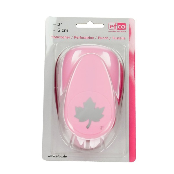 Efco Punch XL Maple Leave 48 x 44 mm, Pink,