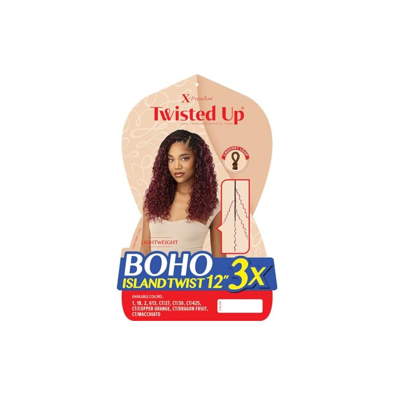 Outre X-Pression Twisted Up - Boho Island Twist 12" 3X