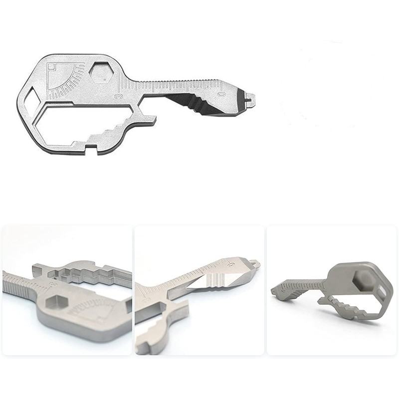 24 in 1 Multifunction Tool Key Tool, Portable Stainless Steel