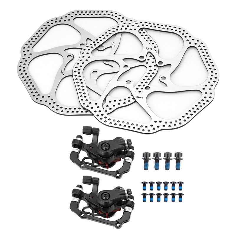 Mountain Bike Mechanical Disc Brake Cycling Bicycle Front Rear Set