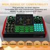 G9 Gaming Audio Mixer，Podcast Equipment Live Sound Card for Streaming，Audio