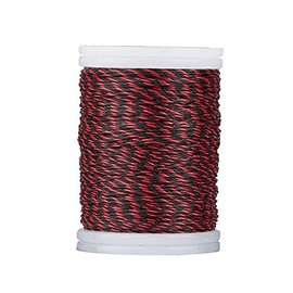 Namvo 110 m Bow Cord Serving Thread and Durable Nylon String Use for Archery Archery Accessories Suitable for Outdoor Sports (Red and Black)