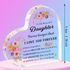 SMARGO Daughter Gifts from Mum Dad, Acrylic Plaque Gifts for
