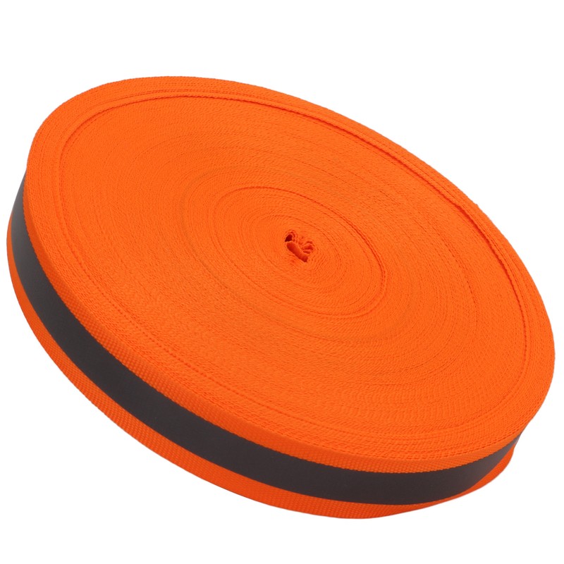 Reflective Ribbon Soft Durable Flexible Fluorescent Ribbon for Improving Night