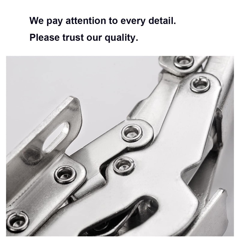 Heavy Duty Soft Close Cabinet Hinges, Stainless Steel Surface Mount,