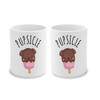 Fabulous Pupsicle Dog Ice Cream Pets Ceramic Pen Pot 11oz