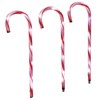 Celebrations 9043841 Pathway Decor Candy Cane Set Pack of 12