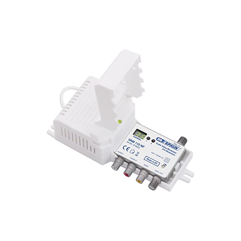 Spaun 810003 Audio Video Modulator/Analogue"PAL" VAM 110 NF White
