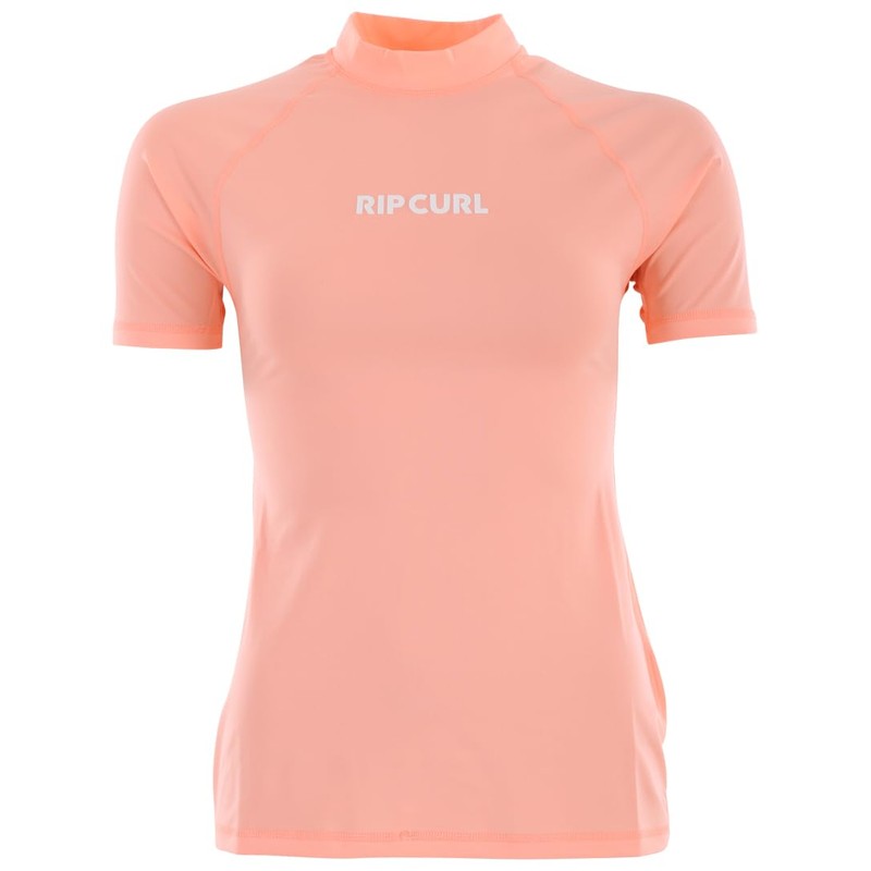 RIP CURL Womens Classic Surf UPF Short Sleeve Rash Vest