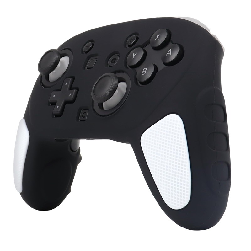 RALAN Switch 2 Pro コントローラー保護ケース シリコン製 ジョイスティックカバー2個付き ピンク 滑り止め加工 人間工学に基づいた設計