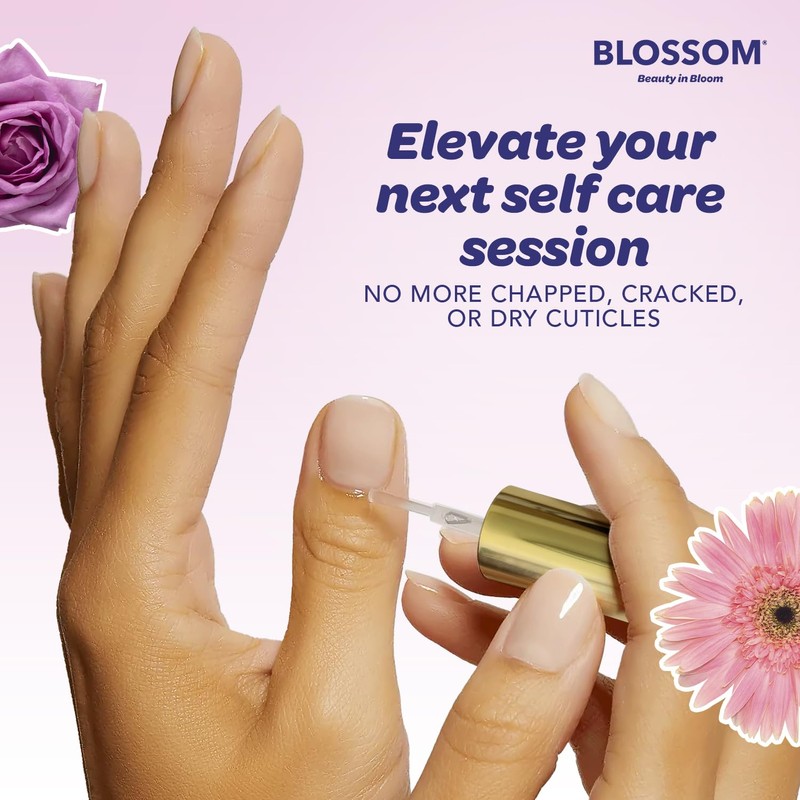 Blossom Blue Cross Professional Nail Care Nourishing Scented Cuticle Softener