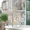 Elegant Jewel Silver Sparkle Decorative Candle Lantern
