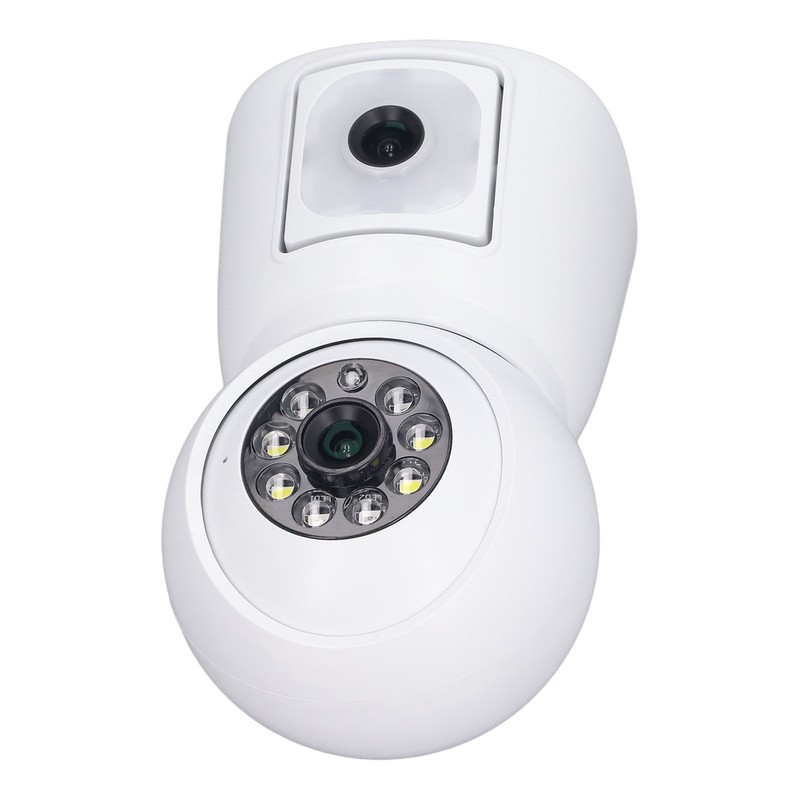 Dual Lens Security Camera 360 Degree Panoramic WiFi Indoor Surveillance