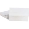 100 Pack Vellum Jackets for 5x7 Invitations, Pre-Folded Bulk Transparent