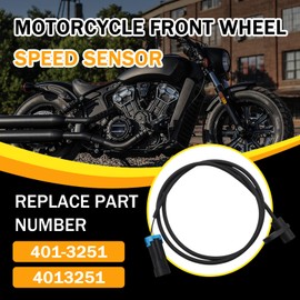 Motorcycle Front Wheel Speed Sensor ABS Sensor,Fit for Polaris Indian & Victory Cross Country Motorcycle,Replaces Part Number 401-3251 4013251