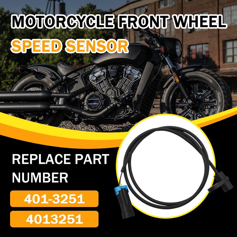 Motorcycle Front Wheel Speed Sensor ABS Sensor,Fit for Polaris Indian